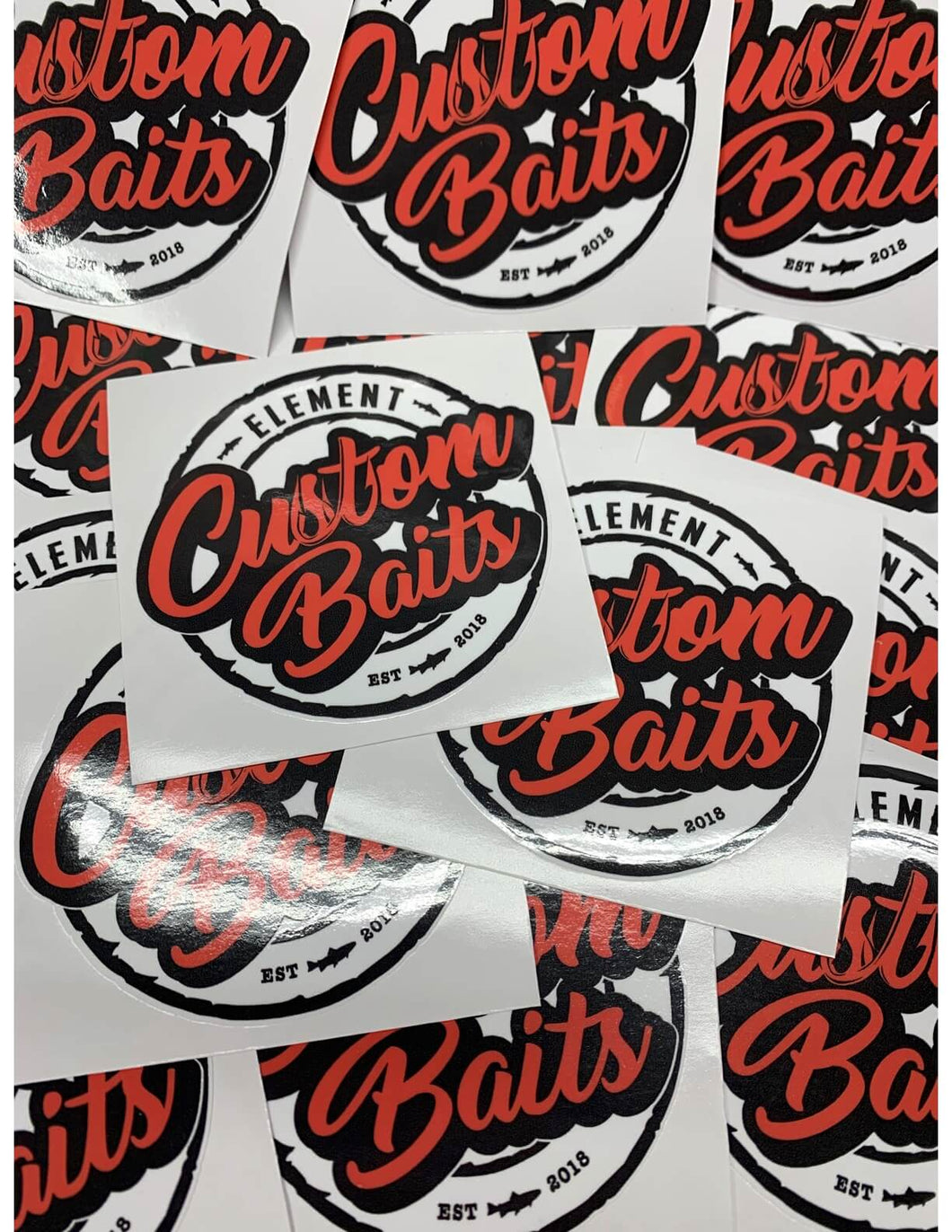 Custom Baits Stickers